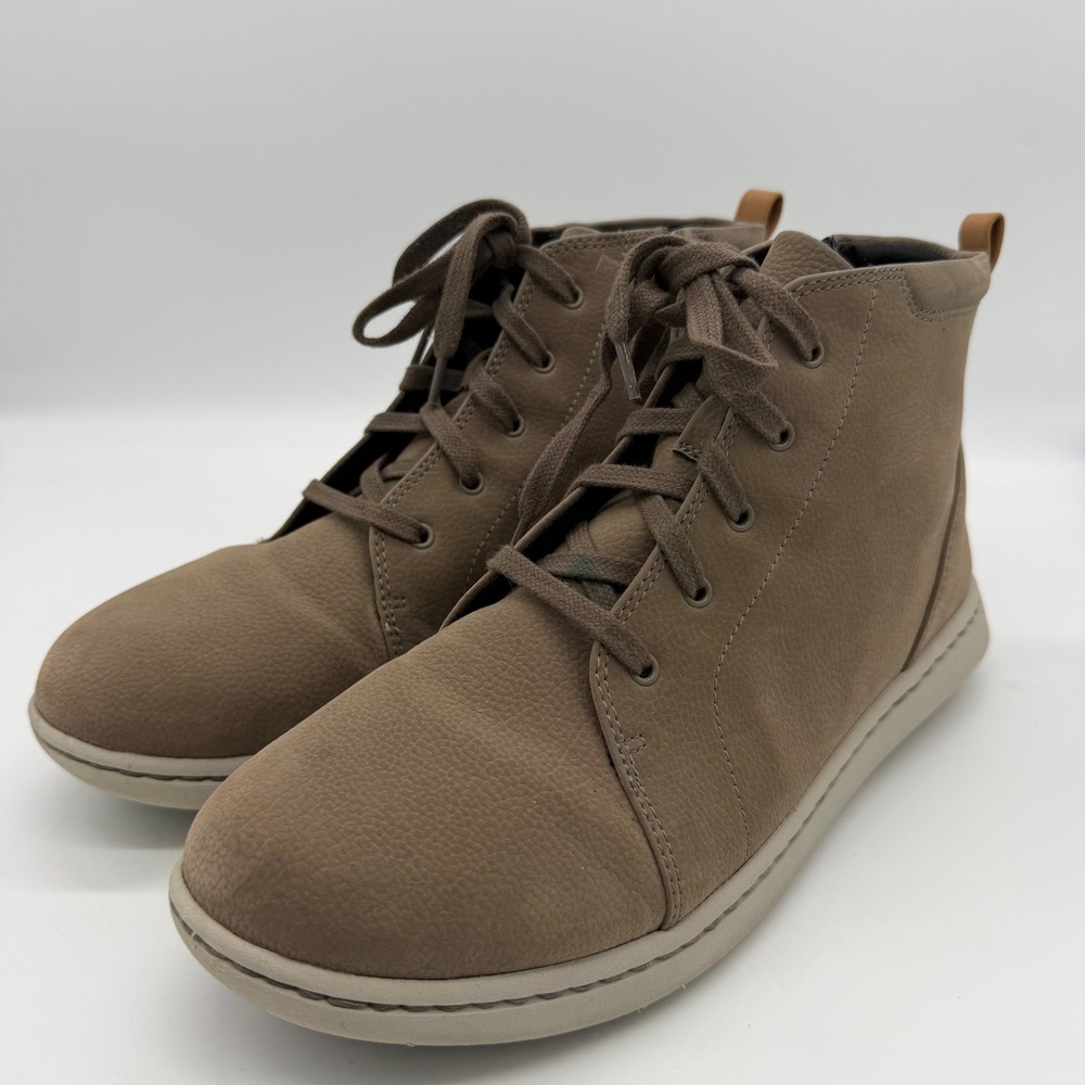 Clarks Cloudsteppers Sillian 2.0 Hi Taupe Brown Ankle Boots Womens 9W 26138732